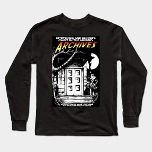 Library Archives Poster Long Sleeve T-Shirt